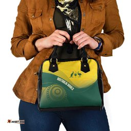 Australia Bowls Shoulder Handbag Basic Marble Glaze - National Color LT7