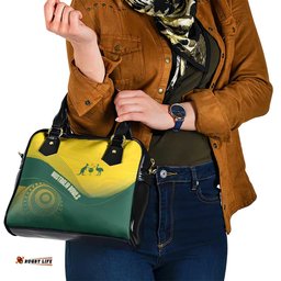 Australia Bowls Shoulder Handbag Basic Marble Glaze - National Color LT7