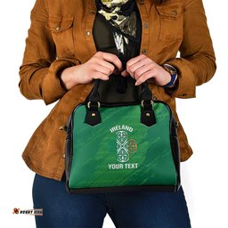 Custom Ireland Cricket Shoulder Handbag Irish Celtic Knot - National Color LT14