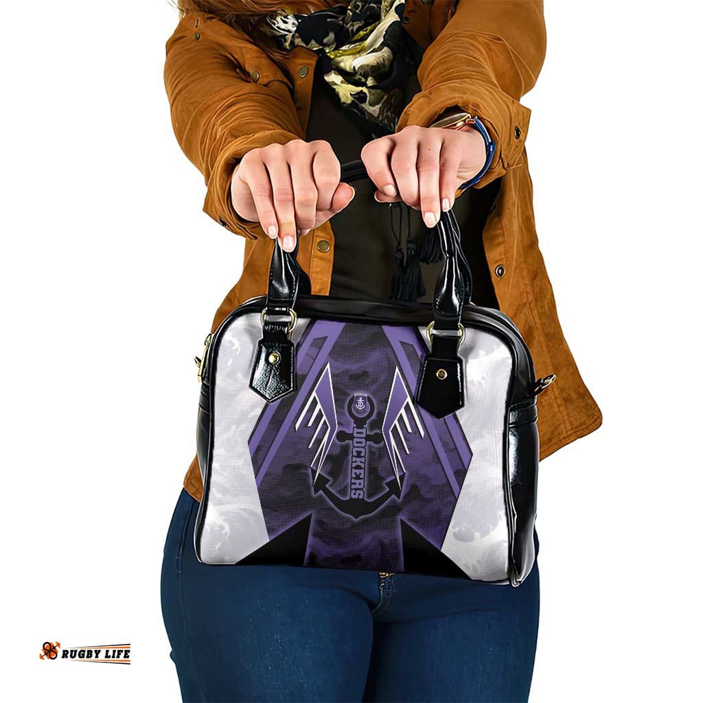 Fremantle Football Shoulder Handbag Dockers Anchor Sporty Style DT05