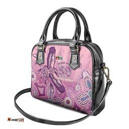 NAIDOC Week - 50 Years Deadly Shoulder Handbag Pastel Wings LT7