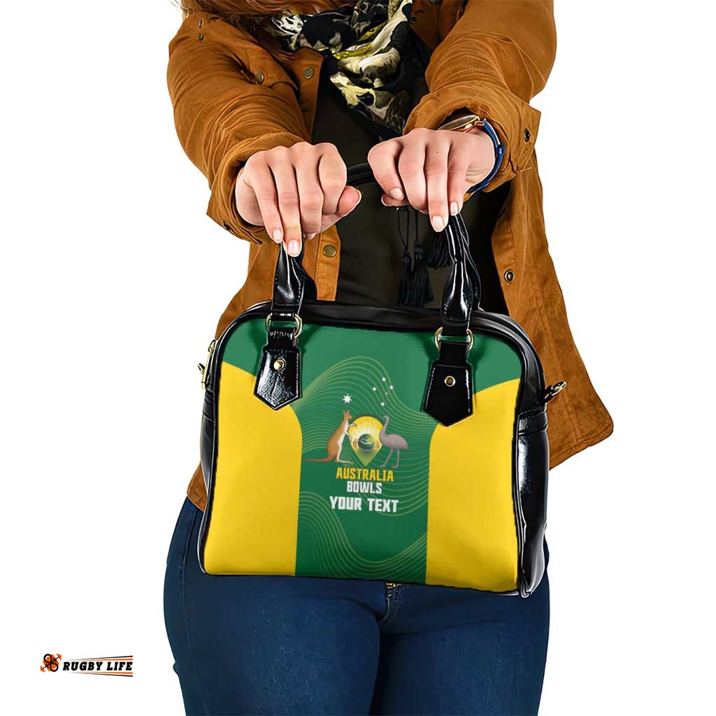 Custom Bowls Australia Shoulder Handbag National Color Curve Sporty LT14