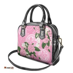 Australia Lilly Pilly Riberry Shoulder Handbag Aussie Native Flowers Indigenous Art LT14