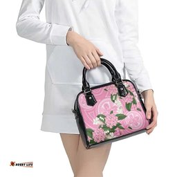 Australia Lilly Pilly Riberry Shoulder Handbag Aussie Native Flowers Indigenous Art LT14