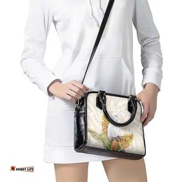 Australia Little Corella Shoulder Handbag Cacatua Sanguinea Western Grevillea Aboriginal Art LT14