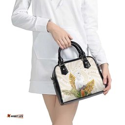 Australia Little Corella Shoulder Handbag Cacatua Sanguinea Western Grevillea Aboriginal Art LT14
