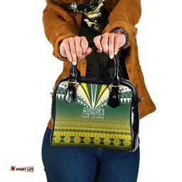 Cook Islands Rugby Shoulder Handbag Kuki Avaiki LT7