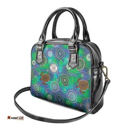NAIDOC 50 Years of Deadly Shoulder Handbag Sea Turtle Aboriginal Dot Art LT19