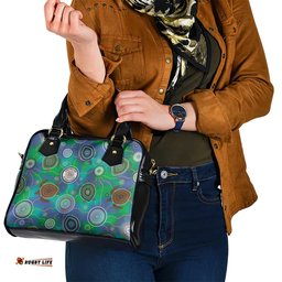 NAIDOC 50 Years of Deadly Shoulder Handbag Sea Turtle Aboriginal Dot Art LT19