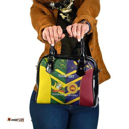 Custom Sri Lanka And Australia Cricket Shoulder Handbag 2025 The Lions Baggy Greens Together LT14