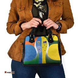 India Vs Australia Cricket Shoulder Handbag Final Matchup LT05