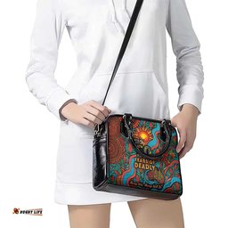 NAIDOC Week 26 Shoulder Handbag 50 Years of Deadly Aboriginal Motif LT03