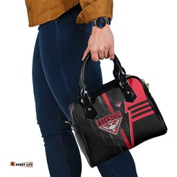 Essendon Bombers Shoulder Handbag Modern Geometric Sports Graphic Style TS04