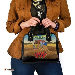 26 January One Proud Aussie Shoulder Handbag Kangaroo and Koala Happy Australia Day LT9