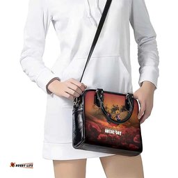 ANZAC Day Lest We Forget Shoulder Handbag Australian Veterans Remembrance Tribute LT18