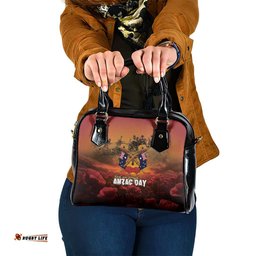ANZAC Day Lest We Forget Shoulder Handbag Australian Veterans Remembrance Tribute LT18