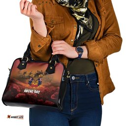 ANZAC Day Lest We Forget Shoulder Handbag Australian Veterans Remembrance Tribute LT18