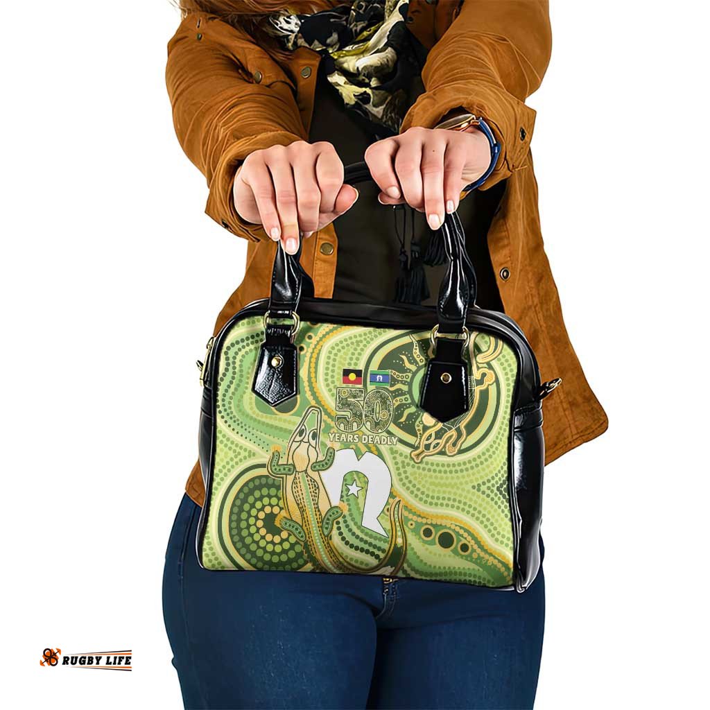 2026 NAIDOC Week 50 Years Deadly Shoulder Handbag Flows of Time LT7