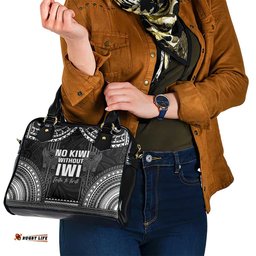 Aotearoa Toitu Te Tiriti Shoulder Handbag No Kiwi Without Iwi LT05