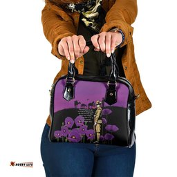 ANZAC Soldier and War Animals Shoulder Handbag We Will Remember Them LT15