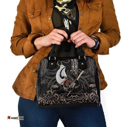 Aotearoa Hei Matau Shoulder Handbag Haka Kiwi Mix Maori Mangopare LT14