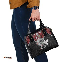 Aotearoa and Tonga Mo Te Tiriti Shoulder Handbag New Zealand Honour The Treaty Ake!Ake!Ake! LT9
