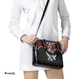 Aotearoa and Tonga Mo Te Tiriti Shoulder Handbag New Zealand Honour The Treaty Ake!Ake!Ake! LT9