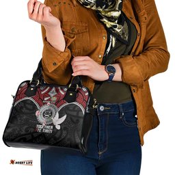 Aotearoa and Tonga Mo Te Tiriti Shoulder Handbag New Zealand Honour The Treaty Ake!Ake!Ake! LT9