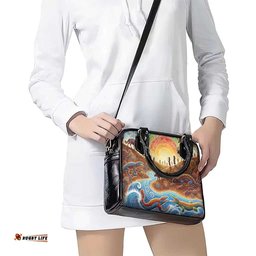 Aboriginal Dreamtime Animals Stories Shoulder Handbag LT9