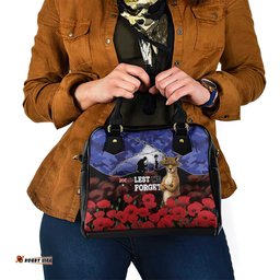 ANZAC Day Shoulder Handbag Lest We Forget DT05