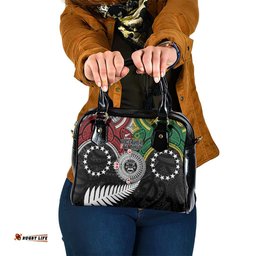 Aotearoa and Cook Islands Mo Te Tiriti Shoulder Handbag New Zealand Honour The Treaty Ake!Ake!Ake! LT9