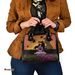 Animal War Heroes Australia ANZAC Day Shoulder Handbag We Will Always Remember Them LT14