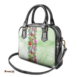 Aussie Budgies Blue And Green Tropical Birds Shoulder Handbag LT9