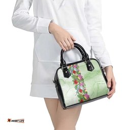 Aussie Budgies Blue And Green Tropical Birds Shoulder Handbag LT9