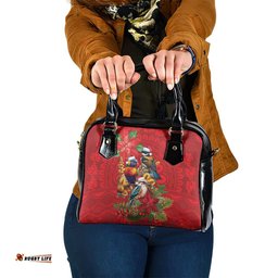 Aussie Native Bird Shoulder Handbag Aboriginal Inspired Christmas LT9