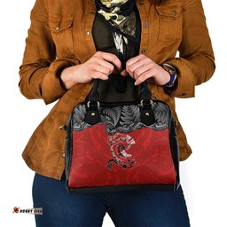 Aotearoa Toitu Te Tiriti Shoulder Handbag Taniwha Tribal Motifs LT03