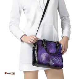 Aotearoa Taniko Matariki Shoulder Handbag Cosmic Violet LT7
