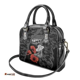 Australia 1915 Gallipoli ANZAC Shoulder Handbag 111th Anniversary Army Boots And Slouch Hat LT14