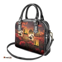 ANZAC Day Film Reel Lest We Forget Shoulder Handbag Australia NZ Memorial LT9