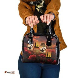 ANZAC Day Film Reel Lest We Forget Shoulder Handbag Australia NZ Memorial LT9