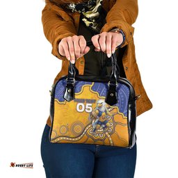 Custom Eagles Football Shoulder Handbag Aboriginal Dot Art Pattern DT05