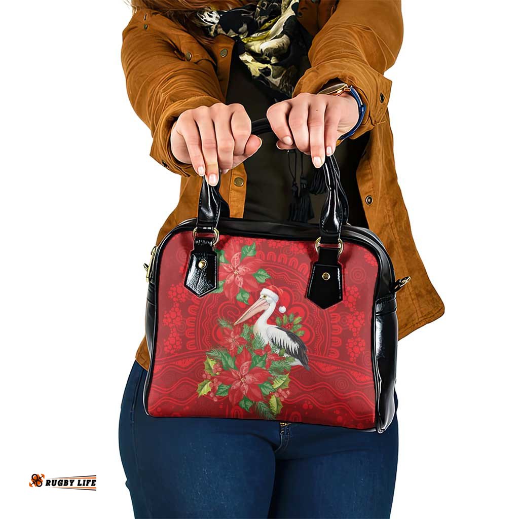 Australian Pelican Shoulder Handbag Aboriginal Inspired Christmas LT9