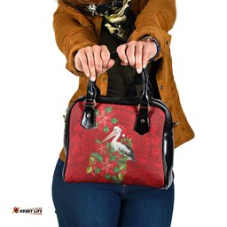 Australian Pelican Shoulder Handbag Aboriginal Inspired Christmas LT9
