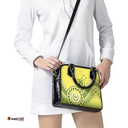 Custom Cricket Aussie Pride Shoulder Handbag Aboriginal Dot Art Cricket LT9