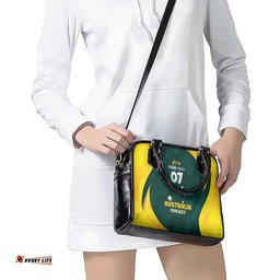 Australia Cricket Custom Shoulder Handbag GO Aussie - Modern Motif LT7
