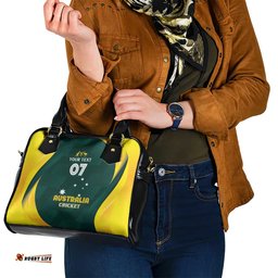 Australia Cricket Custom Shoulder Handbag GO Aussie - Modern Motif LT7