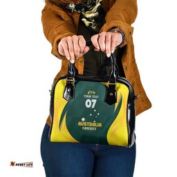 Australia Cricket Custom Shoulder Handbag GO Aussie - Modern Motif LT7
