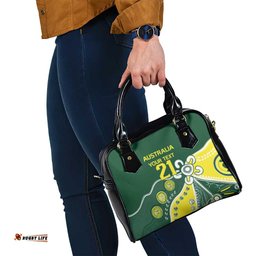 Custom Cricket Aussie Pride Shoulder Handbag Indigenous Inspired LT9