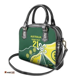 Custom Cricket Aussie Pride Shoulder Handbag Indigenous Inspired LT9