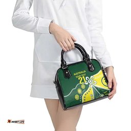 Custom Cricket Aussie Pride Shoulder Handbag Indigenous Inspired LT9